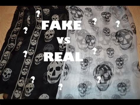 alexander mcqueen skull scarf real vs fake|alexander mcqueen skulls scarf offer.